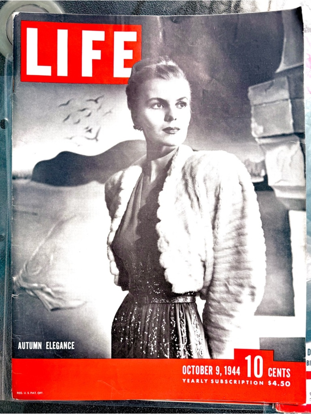LIFE Magazine - October 9, 1944 - Entire Magazine Wartime Issue, Many Color Ads